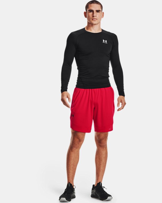 Men's UA Training Stretch Shorts in Red image number 2